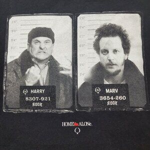 Rook Home Alone "Wet Bandit" Black T-Shirt, Men's Medium